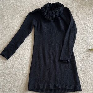 United Colors Of Benetton Black Cowl Neck Dress